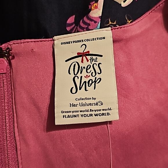 Disney Dress Shop Alice in Wonderland Rockabilly Retro Dress Size Medium New! - Picture 9 of 10